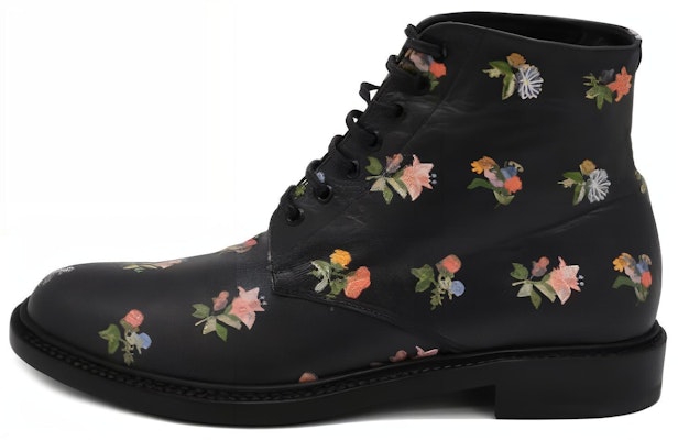 聖羅蘭 (Saint Laurent) 皮革系帶休閒時尚短靴 女款 黑色 Buy 聖羅蘭 (Saint Laurent) 皮革系帶休閒時尚短靴 女款 黑色