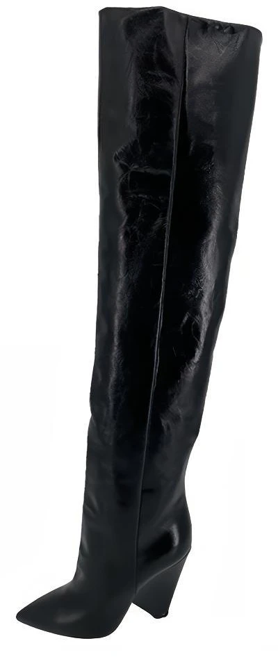 women-saint-laurent-leather-pointed-toe-high-top-boots-black-5276400-rr-001000