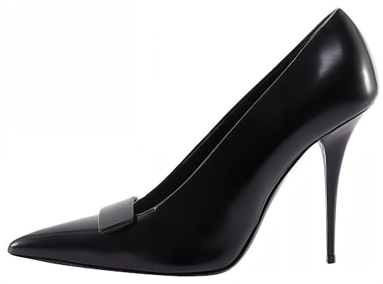 (Women) Saint Laurent Leather Pointed-Toe High Heels 'Black' 7091590XF001000 Buy (Women) Saint Laurent Leather Pointed-Toe High Heels 'Black' 7091590XF001000