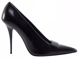 Order (Women) Saint Laurent Leather Pointed-Toe High Heels 'Black' 7091590XF001000