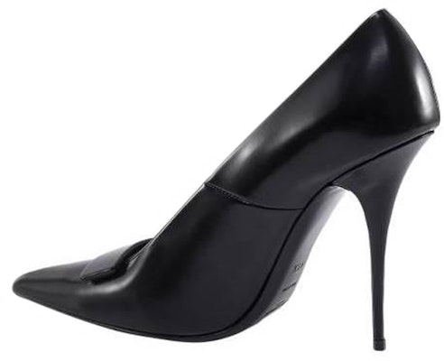 (W) Saint Laurent Sepatu Hak Tinggi Kulit Runcing 'Hitam' 7091590XF001000 Shop (W) Saint Laurent Sepatu Hak Tinggi Kulit Runcing 'Hitam' 7091590XF001000