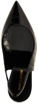 (W) Saint Laurent Sepatu Kulit Hak Tinggi Runcing 'Black Aliens' 630107AACST1000 Shop (W) Saint Laurent Sepatu Kulit Hak Tinggi Runcing 'Black Aliens' 630107AACST1000