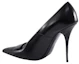 Purchase (W) Saint Laurent Tacones Altos de Punta en Piel 'Negro' 7091590XF001000
