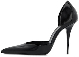 (Women) Saint Laurent Leather Pointed-Toe Slip-On High Heels 'Black' 7112101TV001000 (Women) Saint Laurent Leather Pointed-Toe Slip-On High Heels 'Black' 7112101TV001000