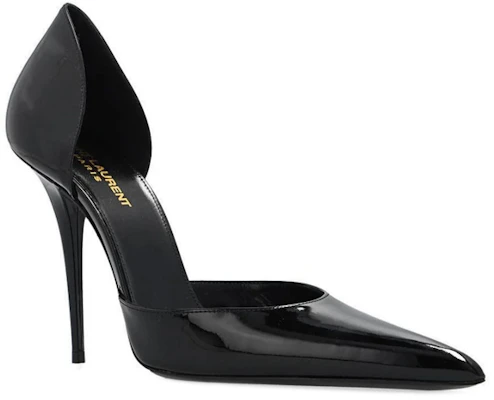 SAINT LAURENT 聖羅蘭 牛皮 尖頭 套腳 高跟鞋 10.5公分 女款 黑色 Order SAINT LAURENT 聖羅蘭 牛皮 尖頭 套腳 高跟鞋 10.5公分 女款 黑色