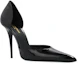 Order SAINT LAURENT 聖羅蘭 牛皮 尖頭 套腳 高跟鞋 10.5公分 女款 黑色