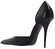 Lookbook (W) Saint Laurent Tacones Negros de Piel Punta Afilada tipo Slip-On 7112101TV001000