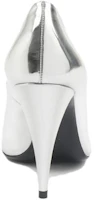 Details for (W) Saint Laurent Tacones Altos Plateados de Piel Punta Fina Slip-On 578599AAL008105