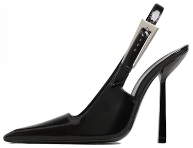 (W) 圣罗兰黑色尖头皮扣细高跟鞋 763417AAAZY1000 Buy (W) 圣罗兰黑色尖头皮扣细高跟鞋 763417AAAZY1000
