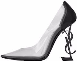 (Women) Saint Laurent Leather Pointed Toe High Heels 'Black Asymmetric Heel' 6997161TVAA1094 (Women) Saint Laurent Leather Pointed Toe High Heels 'Black Asymmetric Heel' 6997161TVAA1094