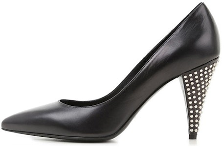 (W) Saint Laurent Tacones Altos de Cuero Punta Fina 'Negro' 395840AKP001000 Buy (W) Saint Laurent Tacones Altos de Cuero Punta Fina 'Negro' 395840AKP001000