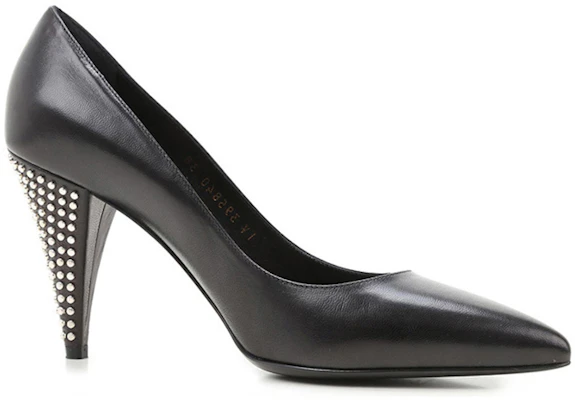 (W) Saint Laurent Tacones Altos de Cuero Punta Fina 'Negro' 395840AKP001000 Order (W) Saint Laurent Tacones Altos de Cuero Punta Fina 'Negro' 395840AKP001000