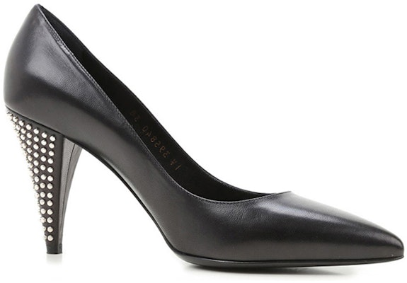 (W) Saint Laurent Sepatu Hak Tinggi Kulit Lancip 'Hitam' 395840AKP001000 Order (W) Saint Laurent Sepatu Hak Tinggi Kulit Lancip 'Hitam' 395840AKP001000