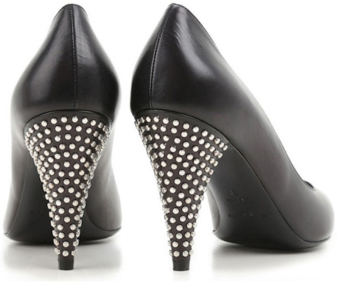 (W) Saint Laurent Sepatu Hak Tinggi Kulit Lancip 'Hitam' 395840AKP001000 Shop (W) Saint Laurent Sepatu Hak Tinggi Kulit Lancip 'Hitam' 395840AKP001000