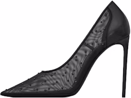 (Women) Saint Laurent Leather Pointed Toe Stiletto Heels 'Black' 7550992WJ0D1011 (Women) Saint Laurent Leather Pointed Toe Stiletto Heels 'Black' 7550992WJ0D1011