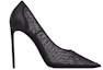 Order (W) Saint Laurent Heels Stiletto Kulit Lancip 'Hitam' 7550992WJ0D1011