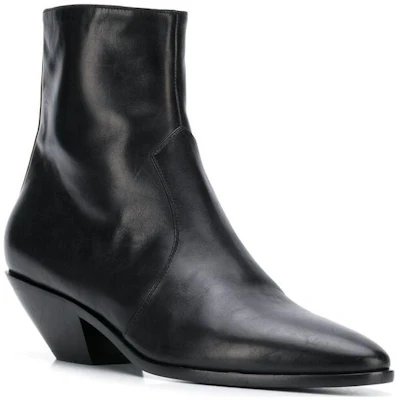 (W) Botín de Cuero Saint Laurent Punta Redonda con Cremallera 'Negro' 6305401YL001000 Order (W) Botín de Cuero Saint Laurent Punta Redonda con Cremallera 'Negro' 6305401YL001000