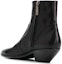 Lookbook (W) But Saint Laurent But Zip Kulit Hujung Bulat 'Hitam' 6305401YL001000