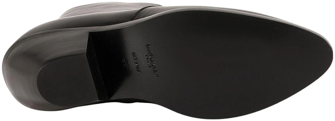(W) Botín de Cuero Saint Laurent Punta Redonda con Cremallera 'Negro' 6305401YL001000 Shop (W) Botín de Cuero Saint Laurent Punta Redonda con Cremallera 'Negro' 6305401YL001000