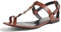 Lookbook (W) Sandal Kulit Saint Laurent 'Coklat' 66452018TTT7660