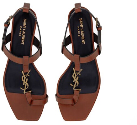 (Women) Saint Laurent Leather Sandal 'Brown' 66452018TTT7660 Purchase (Women) Saint Laurent Leather Sandal 'Brown' 66452018TTT7660