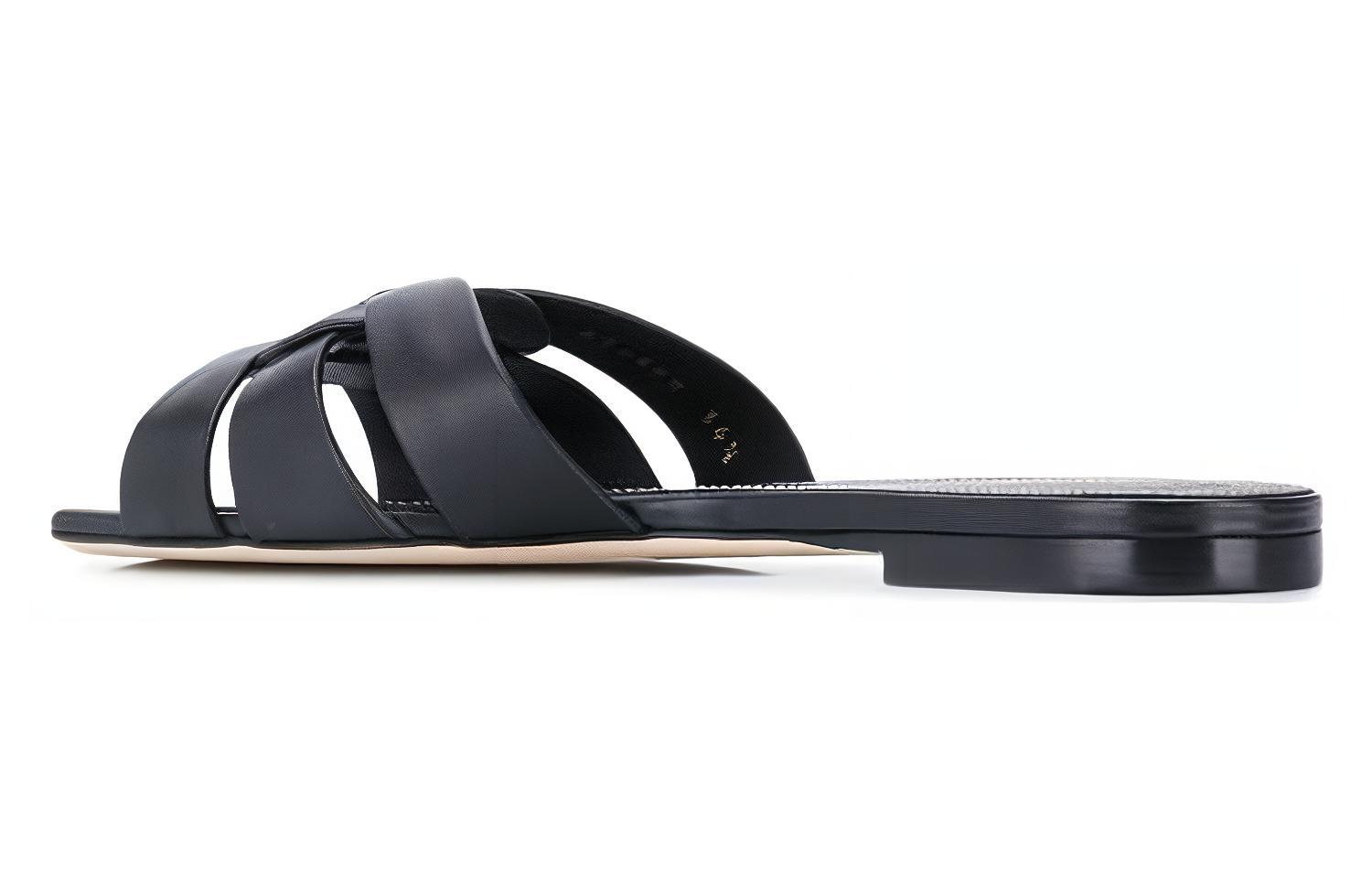 (W) Saint Laurent Leather Sandal 'Stylish Slide' 圖 4