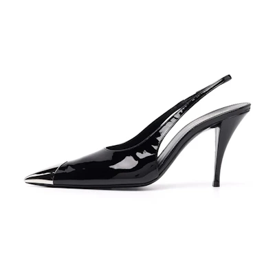 (W) Saint Laurent Leather Sandals 'Black'