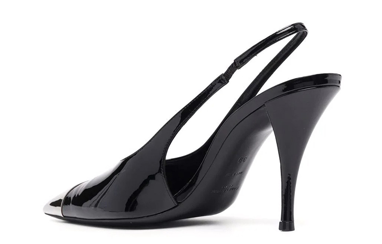 Shop (W) Sandal Kulit 'Hitam' Saint Laurent 6751951TVNN1000