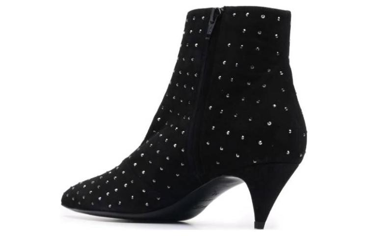 (W) Saint Laurent Leather Short Boot 'Black' 圖 3