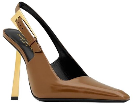(W) Saint Laurent Sepatu Kulit Stiletto 'Comfort Fashion Coklat' 763421AACGX2211 Order (W) Saint Laurent Sepatu Kulit Stiletto 'Comfort Fashion Coklat' 763421AACGX2211