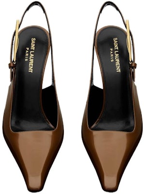 (Women) Saint Laurent Leather Stiletto 'Comfort Fashion Brown' 763421AACGX2211 Shop (Women) Saint Laurent Leather Stiletto 'Comfort Fashion Brown' 763421AACGX2211