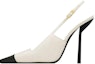 Buy (W) Saint Laurent Stiletto Kulit 'Monokrom' 763446AACTO9075