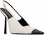 (W) Saint Laurent Stiletto Kulit 'Monokrom' 763446AACTO9075