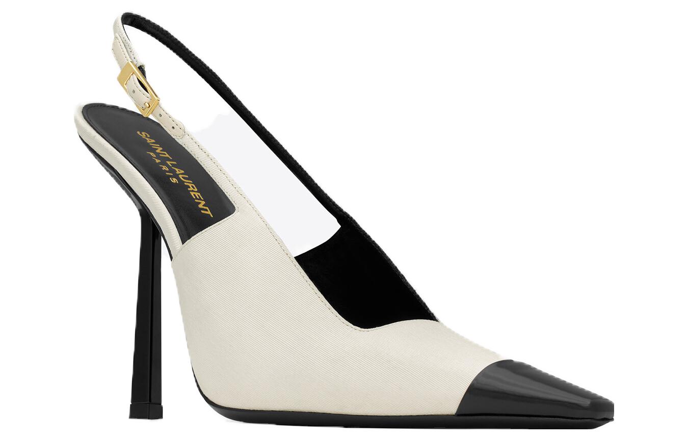 Lookbook (W) Stiletto de Cuero Saint Laurent 'Monocromo' 763446AACTO9075