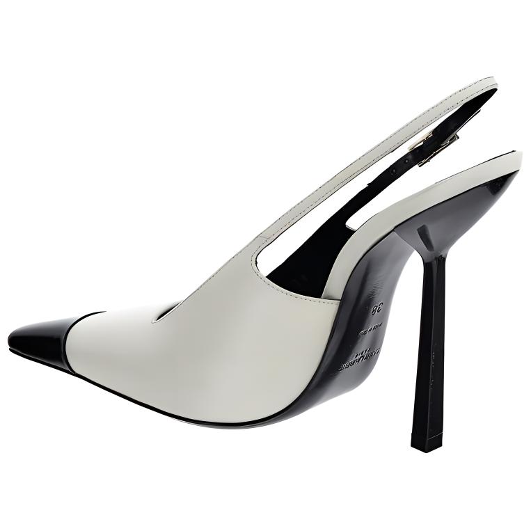 Shop (W) Stiletto de Cuero Saint Laurent 'Monocromo' 763446AACTO9075