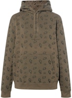 (Women) SAINT LAURENT Leopard Jacquard Sweatshirt Khaki 662509Y36GI1365 (Women) SAINT LAURENT Leopard Jacquard Sweatshirt Khaki 662509Y36GI1365