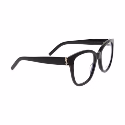 (Women) Saint Laurent Letter Logo Black Irregular Optical Glasses Frame for Women. SLM97001