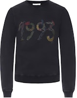 (Women) SAINT LAURENT Letter Print Pullover Hoodie Black 511029YB2PL1069 (Women) SAINT LAURENT Letter Print Pullover Hoodie Black 511029YB2PL1069