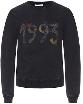 (Women) SAINT LAURENT Letter Print Pullover Hoodie Black 511029YB2PL1069 Order (Women) SAINT LAURENT Letter Print Pullover Hoodie Black 511029YB2PL1069