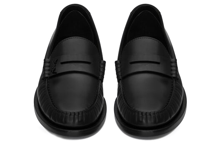 Order (W) Saint Laurent Loafer Monogram ''Kulit Hitam Licin'' 6702321VUVV1000