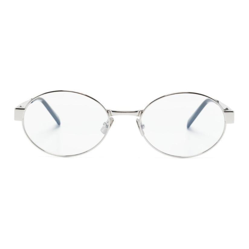 (Women) SAINT LAURENT Logo Engraved Oval Optical Glasses Women’s Silver Frame. SL692OPT 圖 3