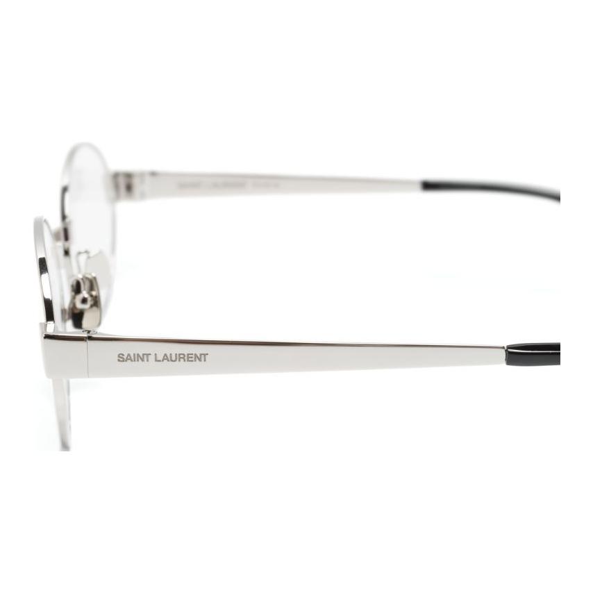 (Women) SAINT LAURENT Logo Engraved Oval Optical Glasses Women’s Silver Frame. SL692OPT 圖 5