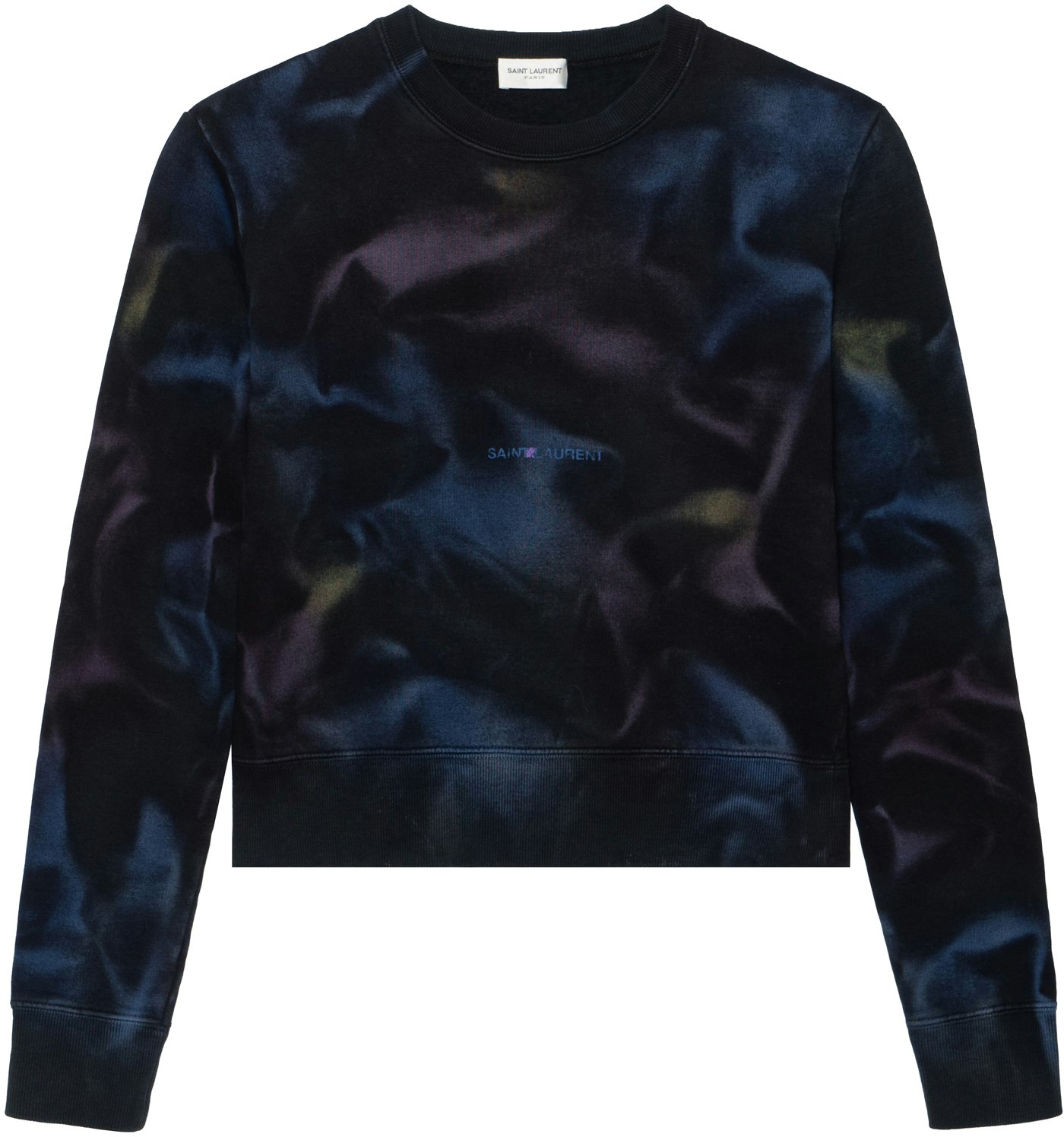 women-saint-laurent-logo-print-wave-pattern-crewneck-sweatshirt-women-black-652507-y36-cz-1134