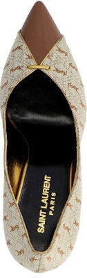 (Women) Saint Laurent Lola 'Casual Lace-up High Heels Brown' 63963414M102075 Lookbook (Women) Saint Laurent Lola 'Casual Lace-up High Heels Brown' 63963414M102075