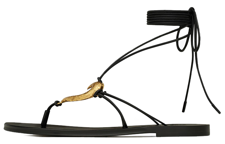 (W) Saint Laurent Love 'Gold Heart Black'