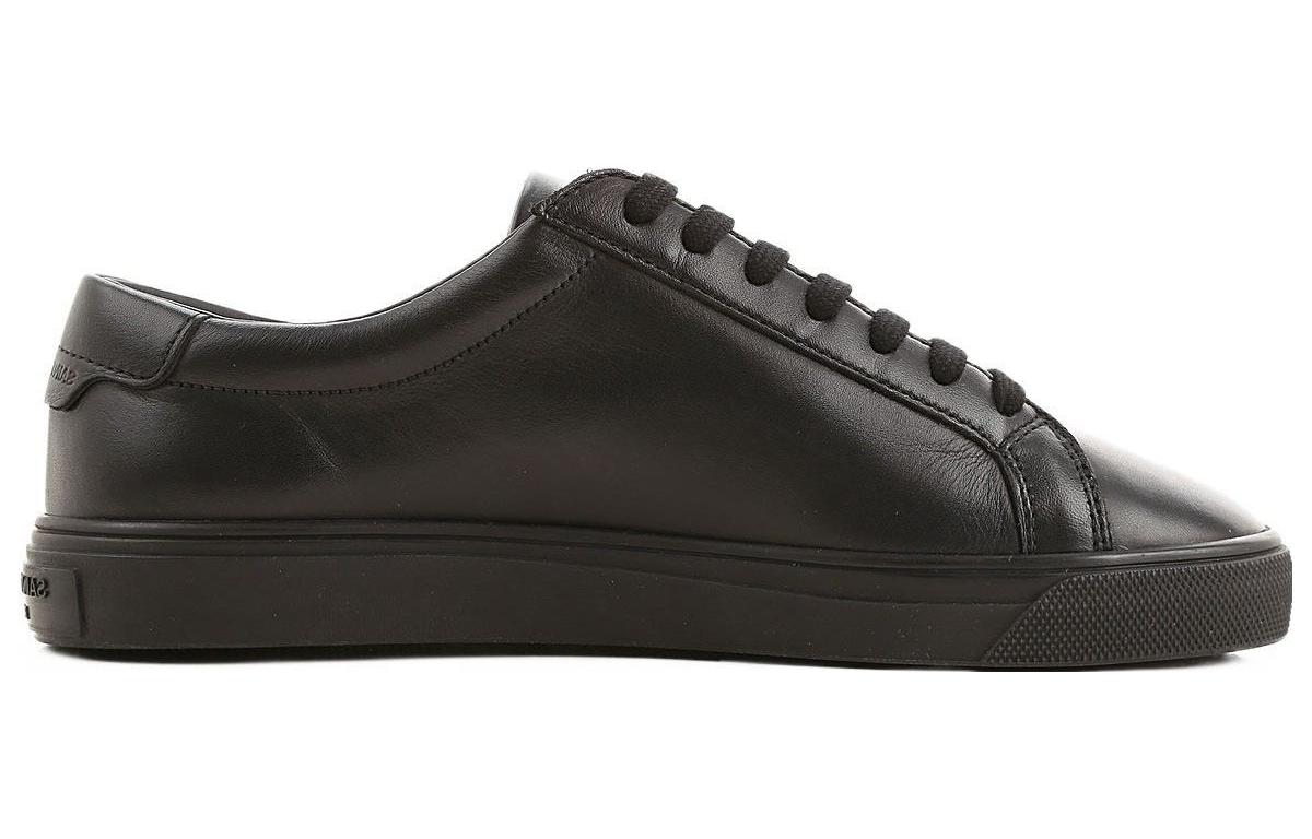 Order SAINT LAURENT聖羅蘭 皮革 圓頭繫帶 低筒 板鞋 女款 黑色