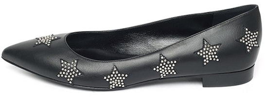 (Women) Saint Laurent Low-Top Pointed 'Black Leather' 375437CYU001000 (Women) Saint Laurent Low-Top Pointed 'Black Leather' 375437CYU001000