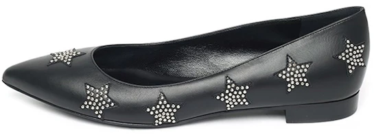 (Women) Saint Laurent Low-Top Pointed 'Black Leather' 375437CYU001000 (Women) Saint Laurent Low-Top Pointed 'Black Leather' 375437CYU001000