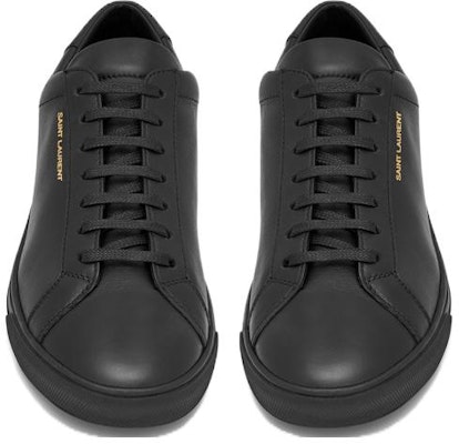 (W) Sneaker Rendah Saint Laurent 'Kulit Hitam' 6068310M5001000 Lookbook (W) Sneaker Rendah Saint Laurent 'Kulit Hitam' 6068310M5001000