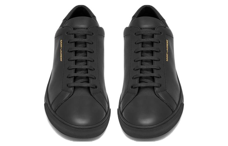 Lookbook (W) Sneaker Basse Saint Laurent ''Cuir Noir'' 6068310M5001000